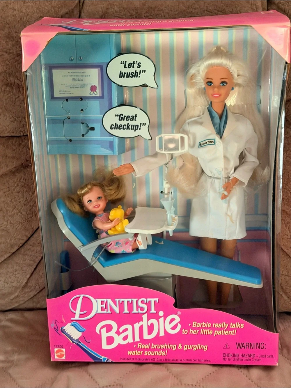 Barbie Dentist Playset - White & Blue